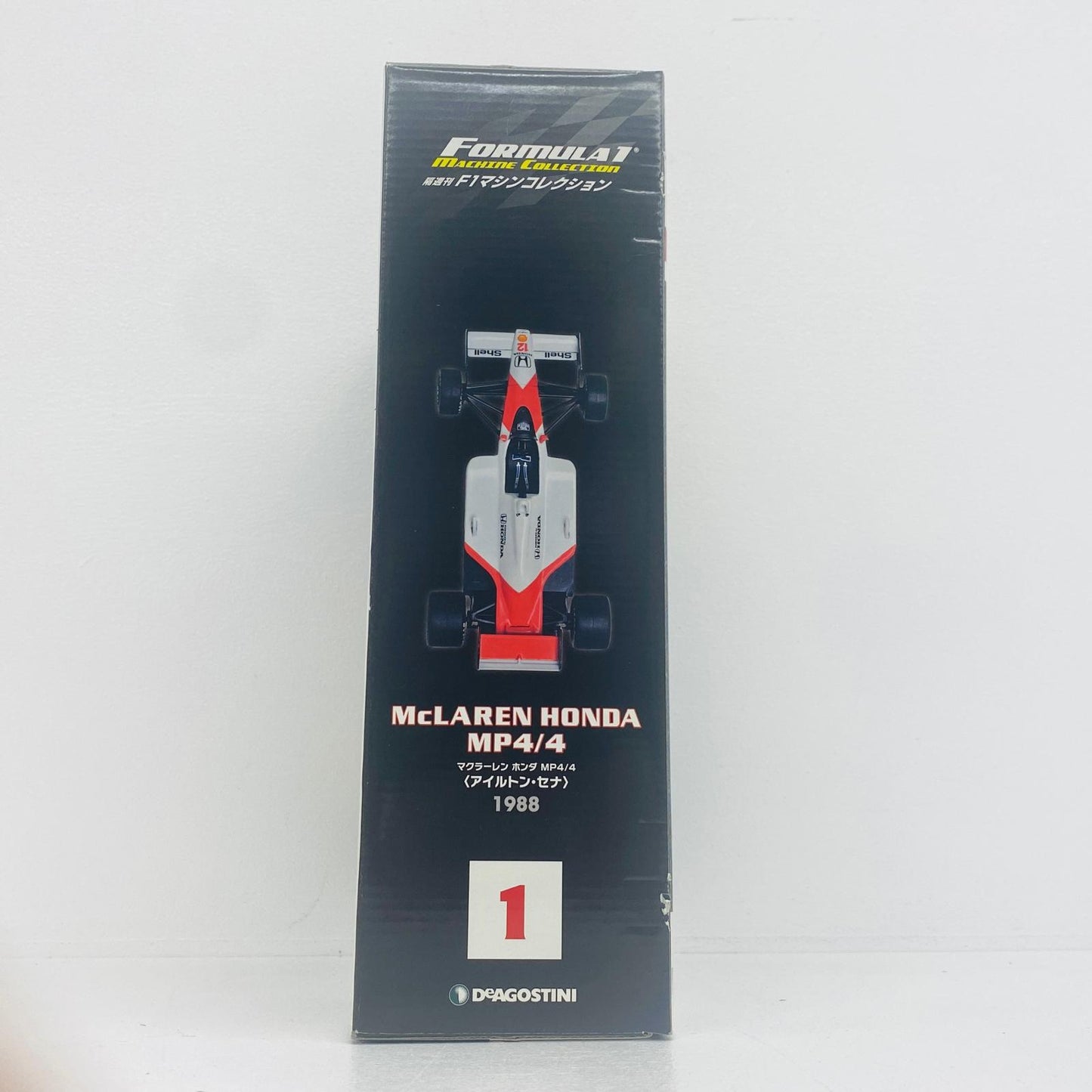 おもちゃ・玩具 [単品] McLAREN MP 4/4 1988 Ayrton Senna #12(レッド×ホワイト) 「F1マシンコレクション全国版」 第1号同梱品 McLAREN MP 4/4 1988 Ayrton Senna 1/43スケール【加古川物流】
