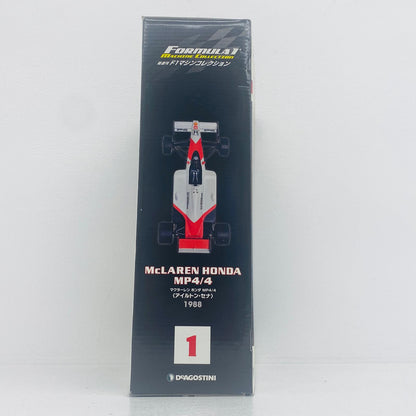 おもちゃ・玩具 [単品] McLAREN MP 4/4 1988 Ayrton Senna #12(レッド×ホワイト) 「F1マシンコレクション全国版」 第1号同梱品 McLAREN MP 4/4 1988 Ayrton Senna 1/43スケール【加古川物流】