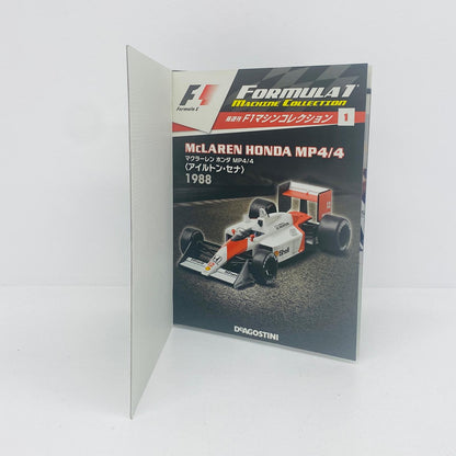おもちゃ・玩具 [単品] McLAREN MP 4/4 1988 Ayrton Senna #12(レッド×ホワイト) 「F1マシンコレクション全国版」 第1号同梱品 McLAREN MP 4/4 1988 Ayrton Senna 1/43スケール【加古川物流】