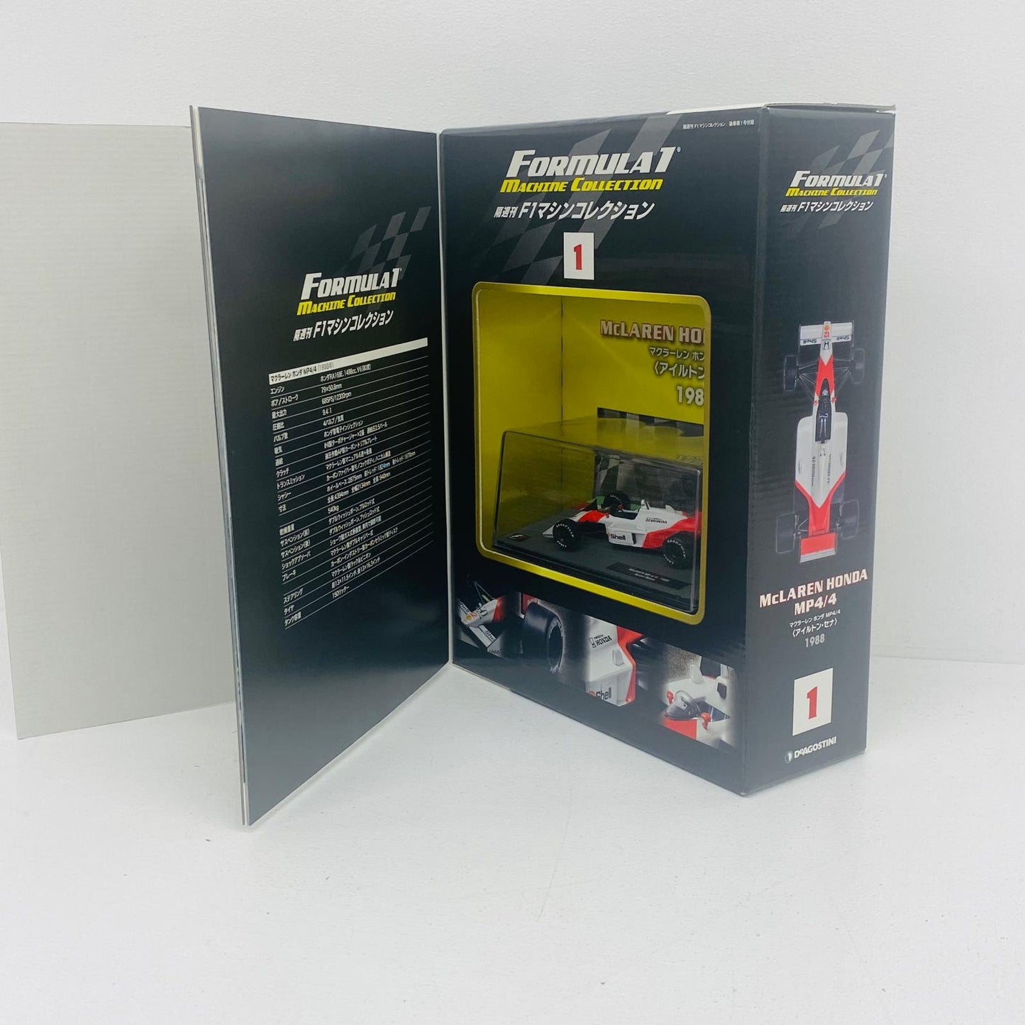おもちゃ・玩具 [単品] McLAREN MP 4/4 1988 Ayrton Senna #12(レッド×ホワイト) 「F1マシンコレクション全国版」 第1号同梱品 McLAREN MP 4/4 1988 Ayrton Senna 1/43スケール【加古川物流】
