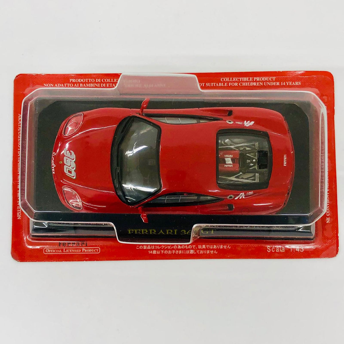 おもちゃ・玩具 1/43 アシェット フェラーリコレクション 34 FERRARI 360GT FERRARI 360GT 1/43スケール【加古川物流】