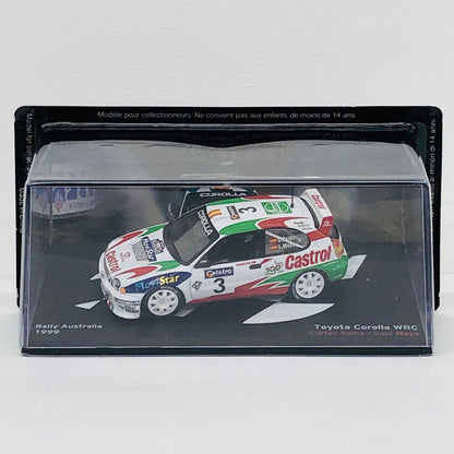 おもちゃ・玩具 [単品] 1/43 Toyota Corolla WRC Castrol Rally Australia 1999 #3(ホワイト×グリーン×レッド) 「ラリーカーコレクション」 14号同梱品 Toyota Corolla WRC Castrol Rally Australia 1999 1/43スケール【加古川物流】