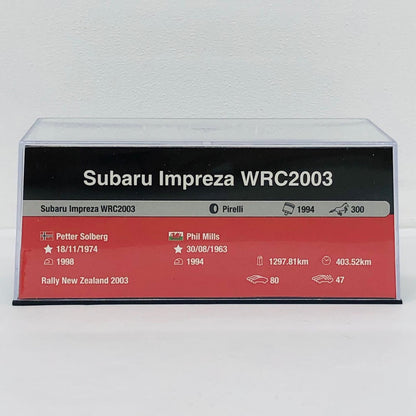おもちゃ・玩具 [単品] 1/43 Subaru Impreza WRC 2003 Rally New Zealand 2003 MOTUL #7(ブルー) 「ラリーカーコレクション」 創刊号同梱品 Subaru Impreza WRC 2003 Rally New Zealand 2003 MOTUL 1/43スケール【加古川物流】