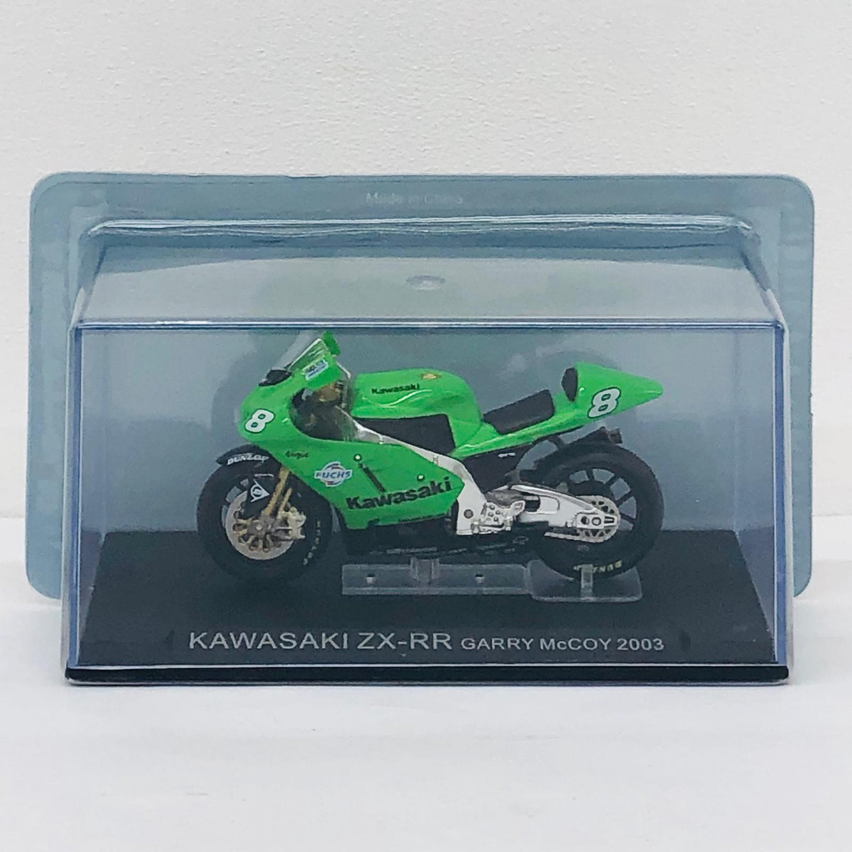 おもちゃ・玩具 [単品] 1/24 KAWASAKI ZX-RR #8 GARRY McCOY 2003(グリーン) 「隔週刊チャンピオン・バイク・コレクション」 同梱品 KAWASAKI ZX-RR【加古川物流】