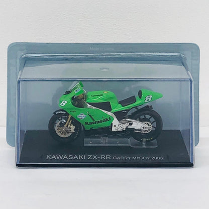 おもちゃ・玩具 [単品] 1/24 KAWASAKI ZX-RR #8 GARRY McCOY 2003(グリーン) 「隔週刊チャンピオン・バイク・コレクション」 同梱品 KAWASAKI ZX-RR【加古川物流】
