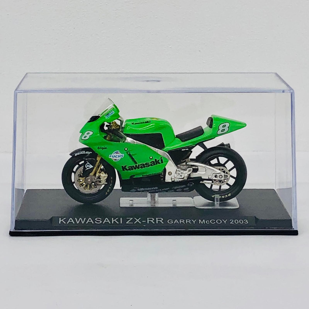 おもちゃ・玩具 [単品] 1/24 KAWASAKI ZX-RR #8 GARRY McCOY 2003(グリーン) 「隔週刊チャンピオン・バイク・コレクション」 同梱品 KAWASAKI ZX-RR【加古川物流】