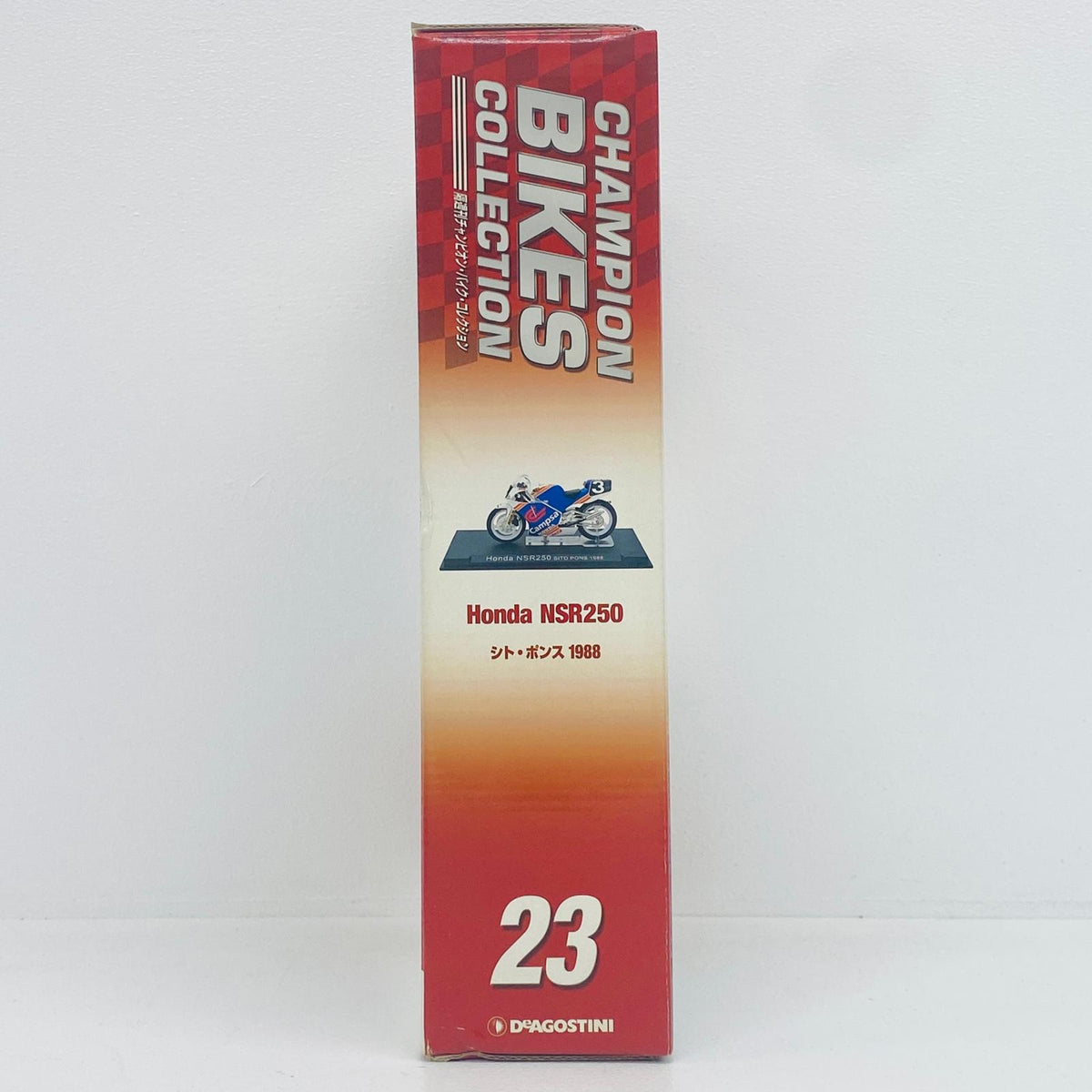おもちゃ・玩具 [単品] 1/24 HONDA NSR250 #3 SITO PONS 1988(ホワイト×ブルー×レッド) 「隔週刊チャンピオン・バイク・コレクション No.23」 同梱品 HONDA NSR250【加古川物流】