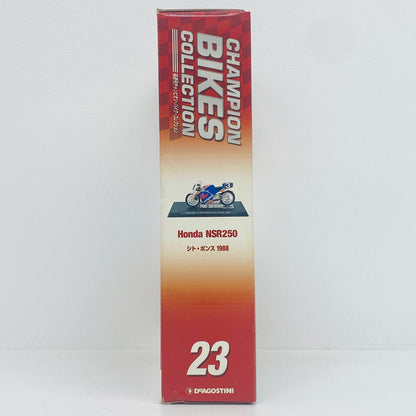 おもちゃ・玩具 [単品] 1/24 HONDA NSR250 #3 SITO PONS 1988(ホワイト×ブルー×レッド) 「隔週刊チャンピオン・バイク・コレクション No.23」 同梱品 HONDA NSR250【加古川物流】