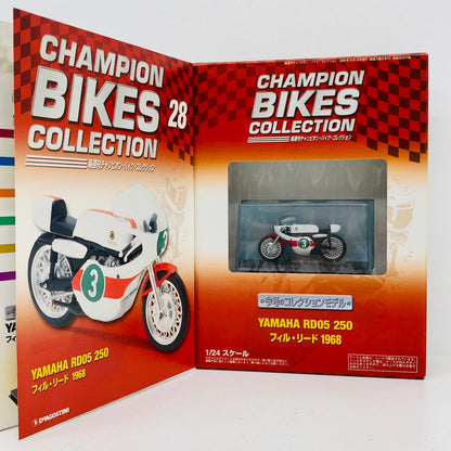おもちゃ・玩具 [単品] 1/24 YAMAHA RD05 250 PHIL READ 1968(レッド×ホワイト) 「隔週刊チャンピオン・バイク・コレクション No.28」 同梱品 YAMAHA RD05 250【加古川物流】