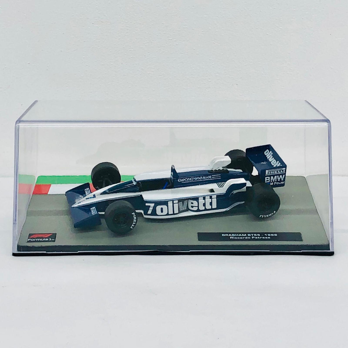 おもちゃ・玩具 [単品] 1/43 BRABHAM BT55 1986 Riccardo Patrese #7(ホワイト×ブルー) 「F1マシンコレクション全国版 98」 同梱品 BRABHAM BT55 1986 Riccardo Patrese 1/43スケール【加古川物流】