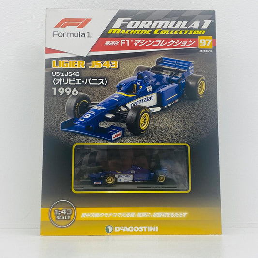おもちゃ・玩具 [単品] 1/43 LIGIER JS43 1996 Olivier Panis #9(ブルー) 「F1マシンコレクション全国版 97」 同梱品 LIGIER JS43 1996 Olivier Panis 1/43スケール【加古川物流】