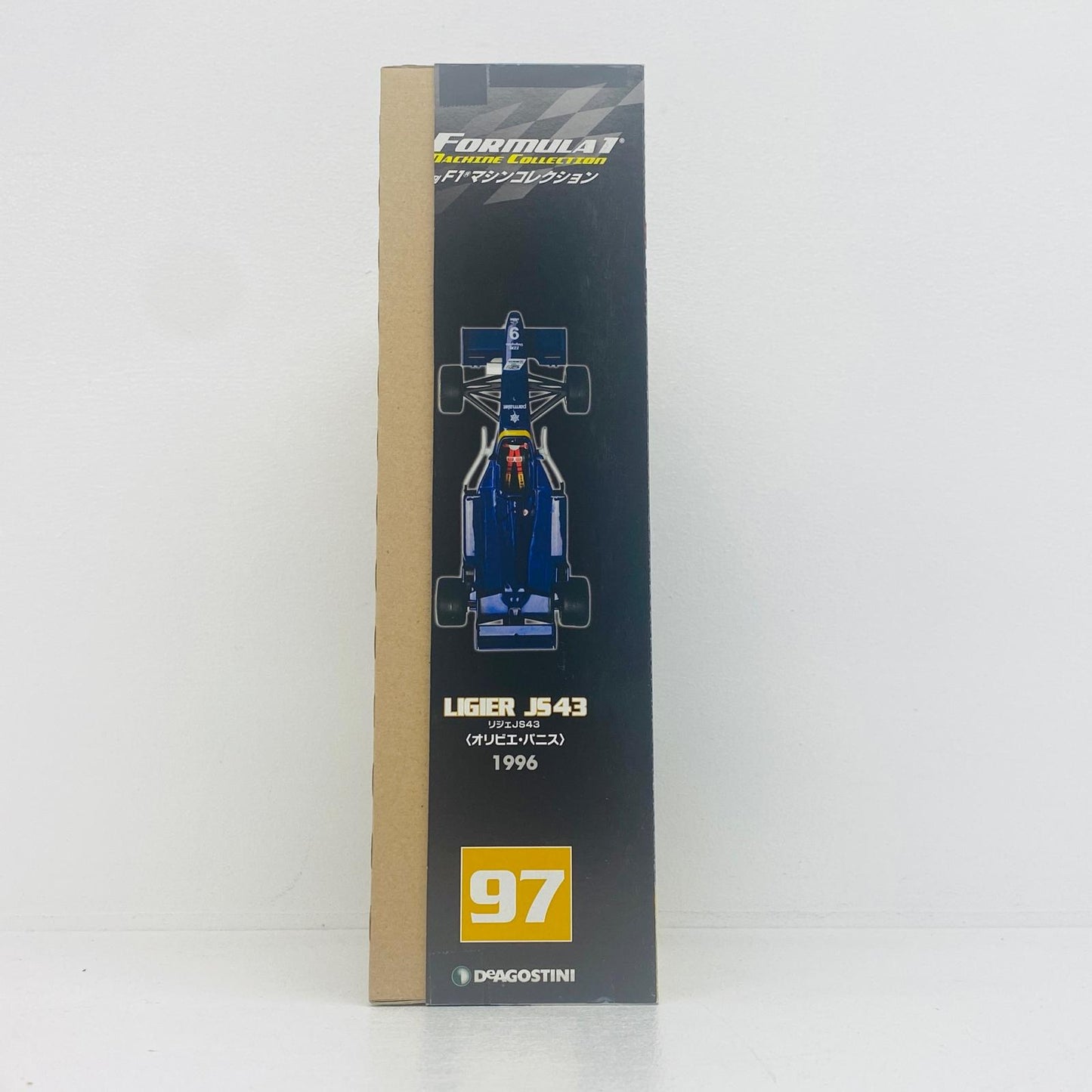 おもちゃ・玩具 [単品] 1/43 LIGIER JS43 1996 Olivier Panis #9(ブルー) 「F1マシンコレクション全国版 97」 同梱品 LIGIER JS43 1996 Olivier Panis 1/43スケール【加古川物流】