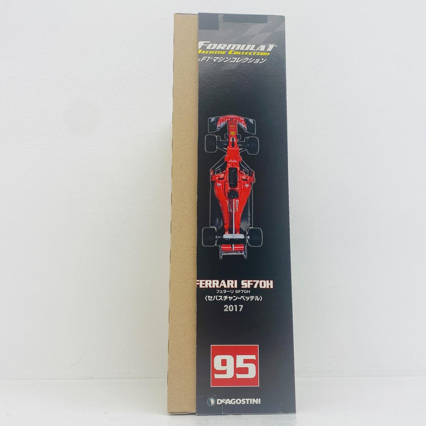 おもちゃ・玩具 [単品] 1/43 FERRARI SF70H 2017 Shell #5(レッド×ホワイト) 「F1マシンコレクション全国版 95」 同梱品 FERRARI SF70H 2017 Shell 1/43スケール【加古川物流】