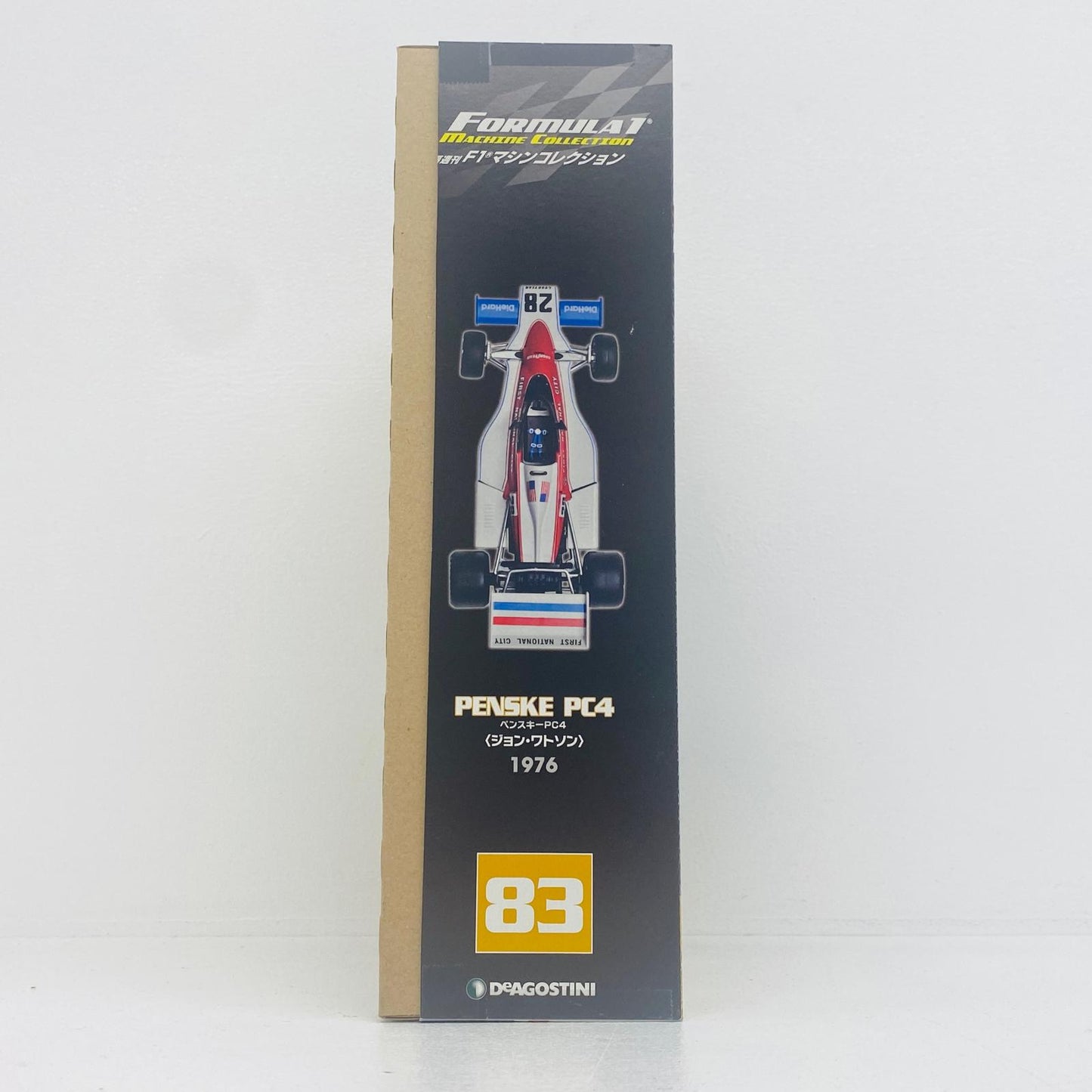 おもちゃ・玩具 [単品] 1/43 PENSKE PC4 1976 John Watson #28(ホワイト×レッド×ブルー) 「F1マシンコレクション全国版 83」 同梱品 PENSKE PC4 1976 John Watson 1/43スケール【加古川物流】