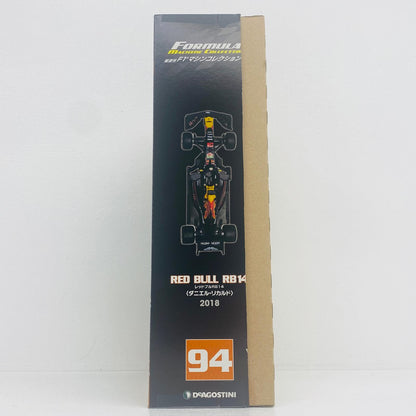 おもちゃ・玩具 [単品] 1/43 RES BULL RB14 2018 Daniel Ricciardo #3(ブラック×イエロー×レッド) 「F1マシンコレクション全国版 94」 同梱品 RES BULL RB14 2018 Daniel Ricciardo 1/43スケール【加古川物流】