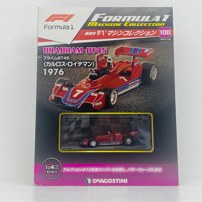おもちゃ・玩具 [単品] 1/43 BRABHAM BT45 1976 #7 カルロス・ロイテマン(レッド×ブルー) 「F1マシンコレクション全国版 100」 同梱品 BRABHAM BT45 1976 #7 カルロス・ロイテマン 1/43スケール【加古川物流】