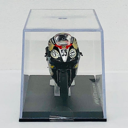 おもちゃ・玩具 [単品] 1/24 APRILIA RS3 #55 REGIS LACONI 2002(ブラック×レッド×シルバー) 「隔週刊チャンピオン・バイク・コレクション」 同梱品 APRILIA RS3 #55 REGIS LACONI 2002 1/24スケール【加古川物流】