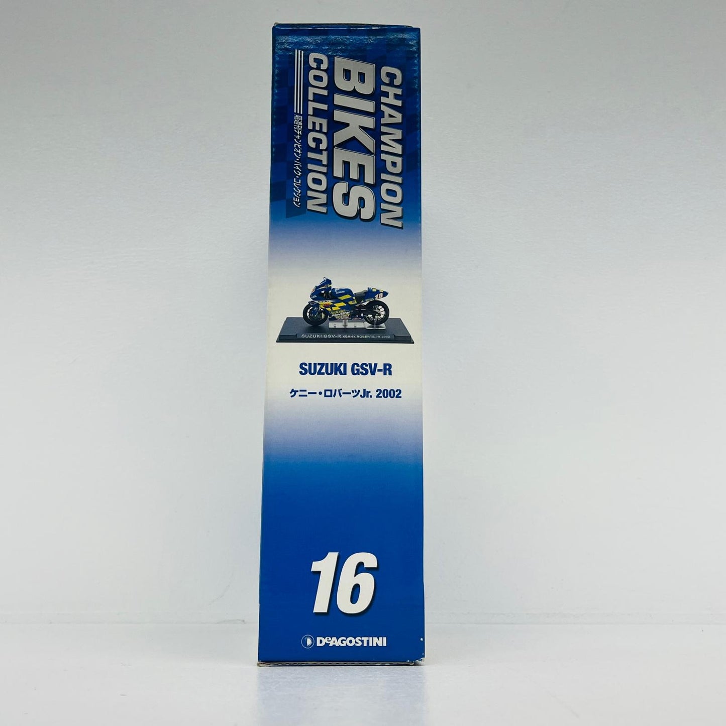 おもちゃ・玩具 [単品] 1/24 SUZUKI GSV-R #10 KENNY ROBERTS JR 2002(ブルー×イエロー) 「隔週刊チャンピオン・バイク・コレクション」 同梱品 SUZUKI GSV-R #10 KENNY ROBERTS JR 2002 1/24スケール【加古川物流】