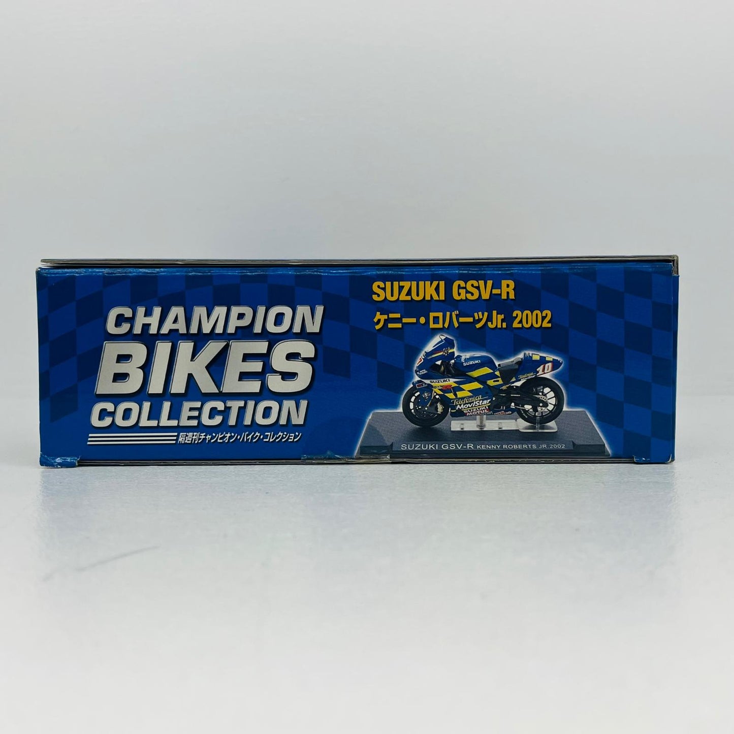 おもちゃ・玩具 [単品] 1/24 SUZUKI GSV-R #10 KENNY ROBERTS JR 2002(ブルー×イエロー) 「隔週刊チャンピオン・バイク・コレクション」 同梱品 SUZUKI GSV-R #10 KENNY ROBERTS JR 2002 1/24スケール【加古川物流】