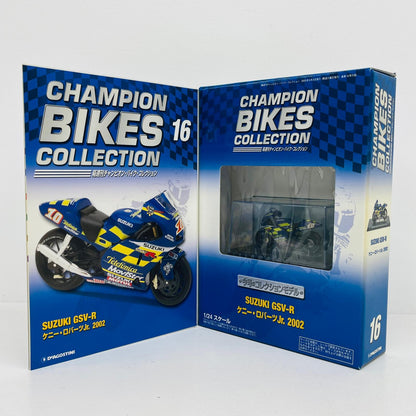 おもちゃ・玩具 [単品] 1/24 SUZUKI GSV-R #10 KENNY ROBERTS JR 2002(ブルー×イエロー) 「隔週刊チャンピオン・バイク・コレクション」 同梱品 SUZUKI GSV-R #10 KENNY ROBERTS JR 2002 1/24スケール【加古川物流】