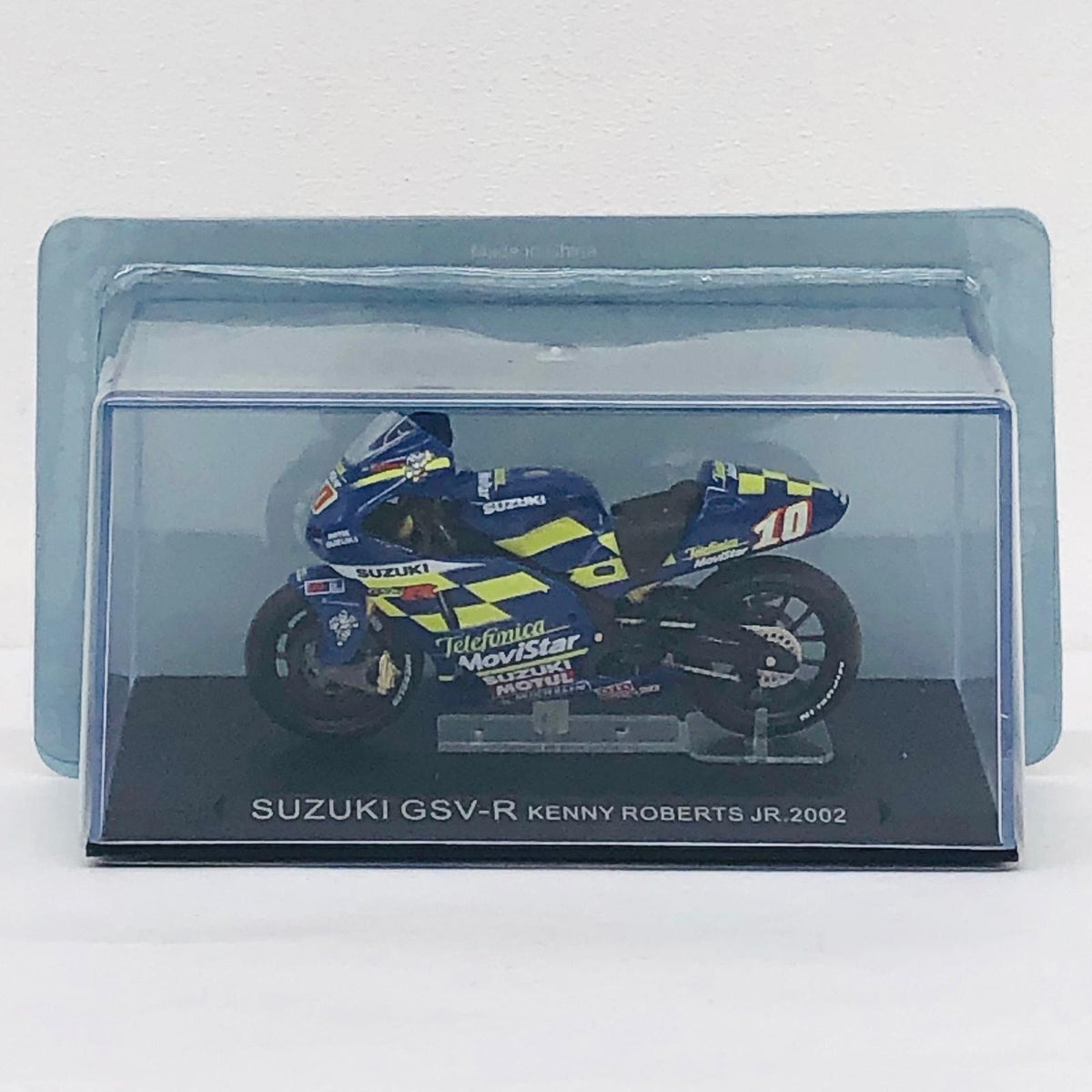 おもちゃ・玩具 [単品] 1/24 SUZUKI GSV-R #10 KENNY ROBERTS JR 2002(ブルー×イエロー) 「隔週刊チャンピオン・バイク・コレクション」 同梱品 SUZUKI GSV-R #10 KENNY ROBERTS JR 2002 1/24スケール【加古川物流】