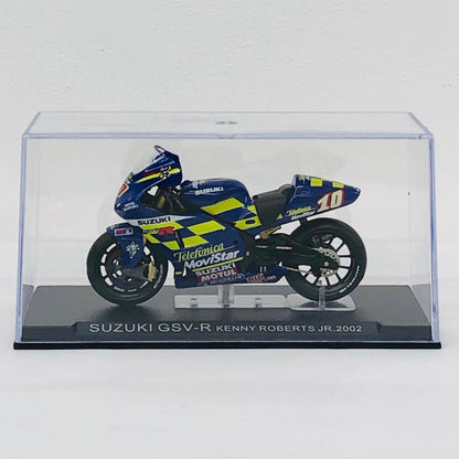 おもちゃ・玩具 [単品] 1/24 SUZUKI GSV-R #10 KENNY ROBERTS JR 2002(ブルー×イエロー) 「隔週刊チャンピオン・バイク・コレクション」 同梱品 SUZUKI GSV-R #10 KENNY ROBERTS JR 2002 1/24スケール【加古川物流】