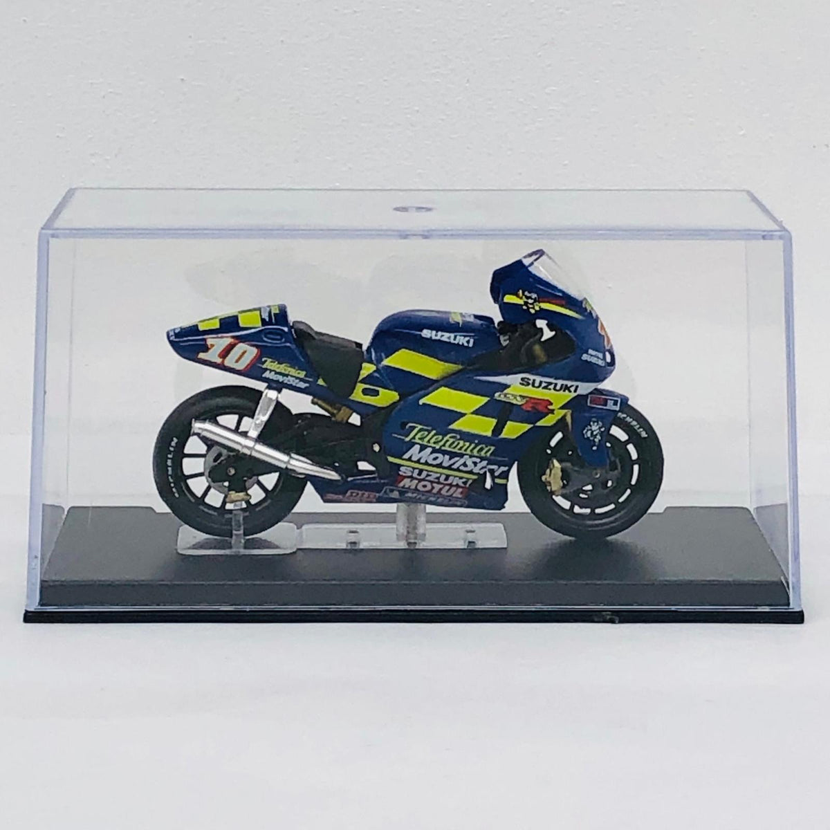 おもちゃ・玩具 [単品] 1/24 SUZUKI GSV-R #10 KENNY ROBERTS JR 2002(ブルー×イエロー) 「隔週刊チャンピオン・バイク・コレクション」 同梱品 SUZUKI GSV-R #10 KENNY ROBERTS JR 2002 1/24スケール【加古川物流】
