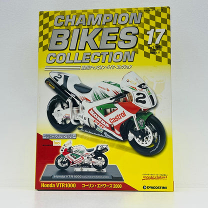 おもちゃ・玩具 [単品] 1/24 HONDA VTR1000 #2 COLIN EDWARDS 2000(ホワイト×レッド×グリーン) 「隔週刊チャンピオン・バイク・コレクション」 同梱品 HONDA VTR1000 #2 COLIN EDWARDS 2000 1/24スケール【加古川物流】