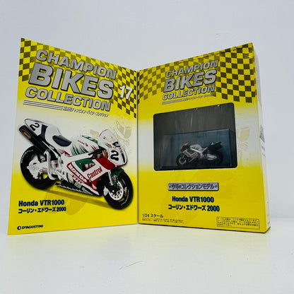おもちゃ・玩具 [単品] 1/24 HONDA VTR1000 #2 COLIN EDWARDS 2000(ホワイト×レッド×グリーン) 「隔週刊チャンピオン・バイク・コレクション」 同梱品 HONDA VTR1000 #2 COLIN EDWARDS 2000 1/24スケール【加古川物流】