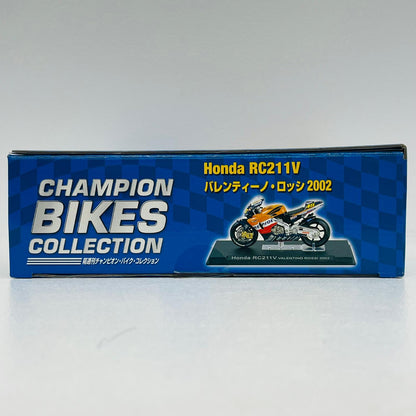おもちゃ・玩具 1/24 Honda RC211V VALENTINO ROSSI 2002 REPSOL #46(オレンジ×ブラック) 「隔週刊 チャンピオン・バイク・コレクション vol.1」 同梱品 Honda RC211V VALENTINO ROSSI 2002 REPSOL 1/24スケール【加古川物流】