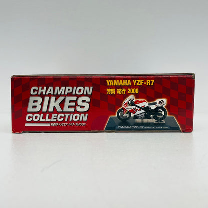 おもちゃ・玩具 [単品] 1/24 YAMAHA YZF-R7 #41 NORIYUKI HAGA 2000(ホワイト×レッド×ブラック) 「隔週刊チャンピオン・バイク・コレクション No.18」 同梱品 YAMAHA YZF-R7 #41 NORIYUKI HAGA 2000 1/24スケール【加古川物流】