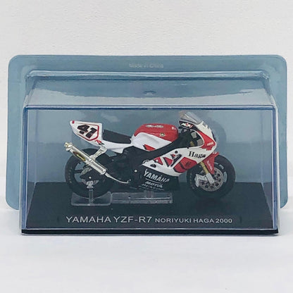 おもちゃ・玩具 [単品] 1/24 YAMAHA YZF-R7 #41 NORIYUKI HAGA 2000(ホワイト×レッド×ブラック) 「隔週刊チャンピオン・バイク・コレクション No.18」 同梱品 YAMAHA YZF-R7 #41 NORIYUKI HAGA 2000 1/24スケール【加古川物流】