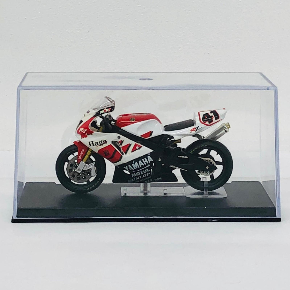 おもちゃ・玩具 [単品] 1/24 YAMAHA YZF-R7 #41 NORIYUKI HAGA 2000(ホワイト×レッド×ブラック) 「隔週刊チャンピオン・バイク・コレクション No.18」 同梱品 YAMAHA YZF-R7 #41 NORIYUKI HAGA 2000 1/24スケール【加古川物流】
