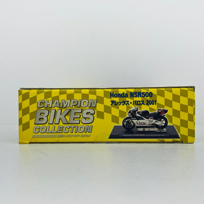 おもちゃ・玩具 [単品] 1/24 HONDA NSR500 #4 ALEX BARROS 2001(ブラック×ホワイト) 「隔週刊チャンピオン・バイク・コレクション No.27」 同梱品 HONDA NSR500 #4 ALEX BARROS 2001 1/24スケール【加古川物流】