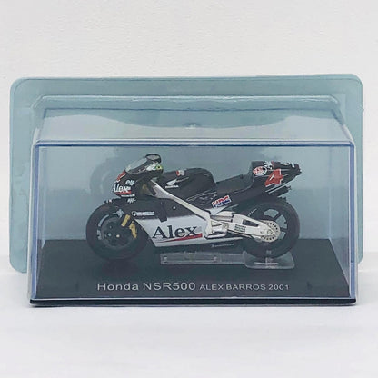 おもちゃ・玩具 [単品] 1/24 HONDA NSR500 #4 ALEX BARROS 2001(ブラック×ホワイト) 「隔週刊チャンピオン・バイク・コレクション No.27」 同梱品 HONDA NSR500 #4 ALEX BARROS 2001 1/24スケール【加古川物流】