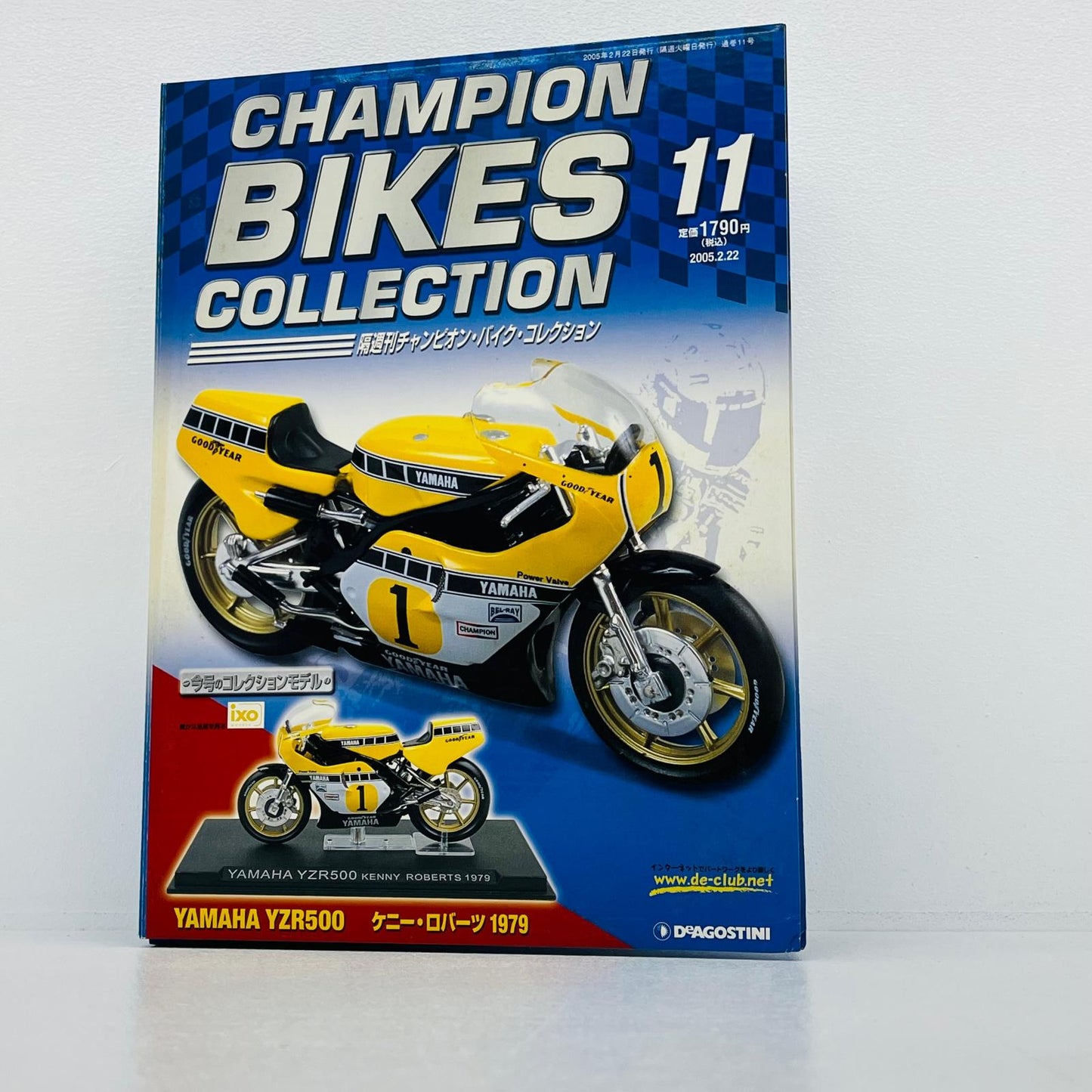 おもちゃ・玩具 [単品] 1/24 YAMAHA YZR500 ケニー・ロバーツ 1979 「隔週刊チャンピオン・バイク・コレクション No.11」 同梱品 [単品] 1/24 YAMAHA YZR500 ケニー・ロバーツ 1979 1/24スケール【加古川物流】