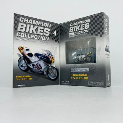 おもちゃ・玩具 [単品] Honda NSR500 ワイン・ガードナー 1987 Shell #2(ホワイト×ブルー) 「隔週刊 チャンピオン・バイク・コレクション No.4」 同梱品 Honda NSR500 ワイン・ガードナー 1987 Shell 1/24スケール【加古川物流】