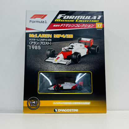 おもちゃ・玩具 [単品] 1/43 McLaren MP4 2B 1985 #2(ホワイト×レッド) 「F1マシンコレクション全国版 37」 同梱品 McLaren MP4 2B 1985 1/43スケール【加古川物流】
