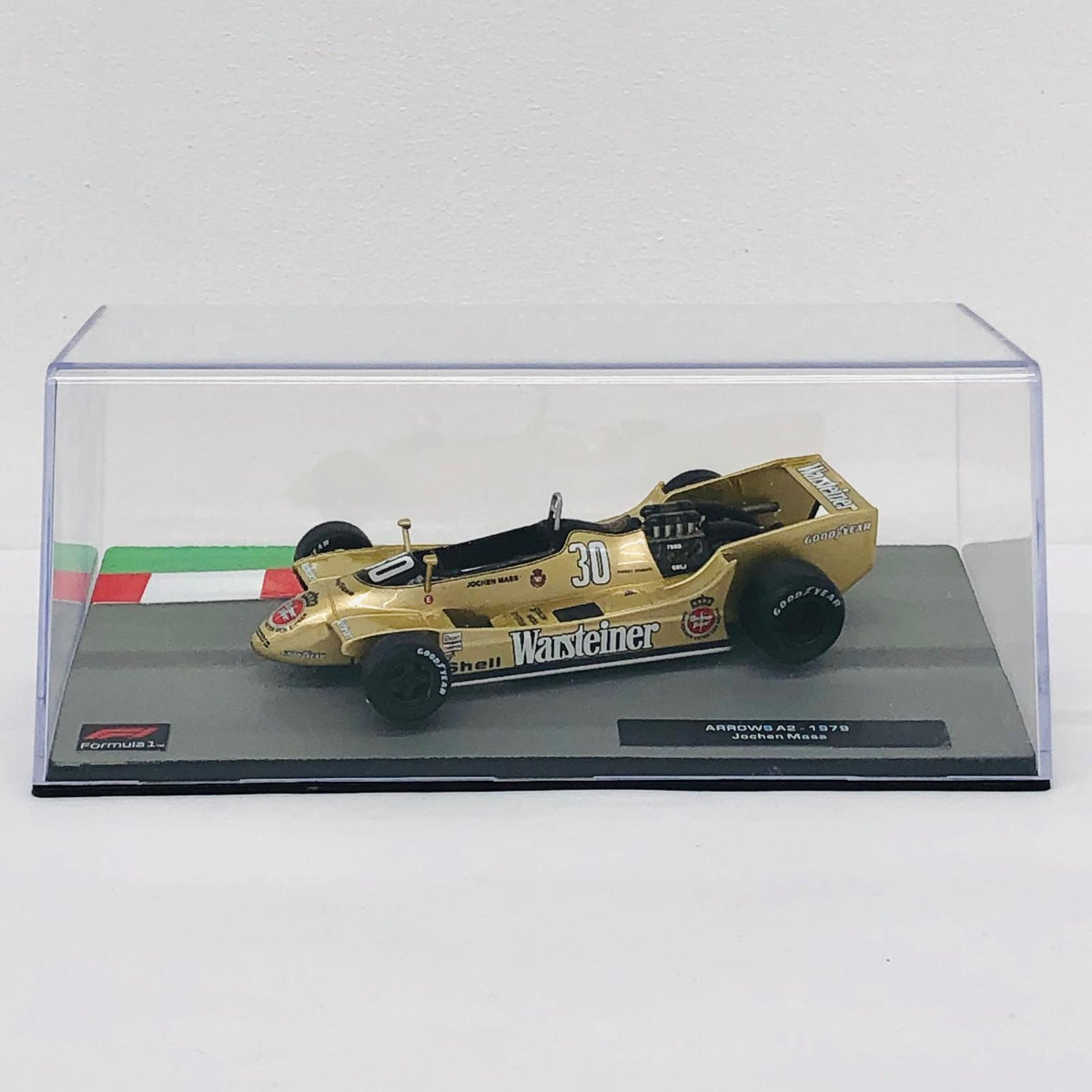 おもちゃ・玩具 [単品] 1/43 ARROWS A2 1979 Jochen Mass #30(ゴールド) 「F1マシンコレクション全国版 73」 同梱品 ARROWS A2 1979 Jochen Mass 1/43スケール【加古川物流】