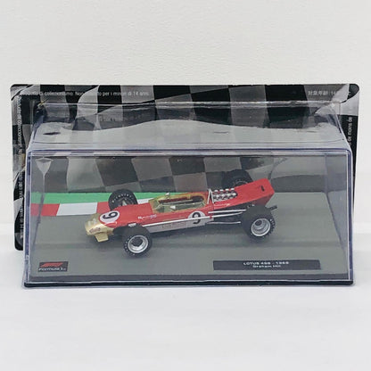 おもちゃ・玩具 [単品] 1/43 LOTUS 49B 1968 #9 グラハム・ヒル(レッド×ホワイト×ゴールド) 「F1マシンコレクション全国版 79」 同梱品 LOTUS 49B 1968 #9 グラハム・ヒル 1/43スケール【加古川物流】