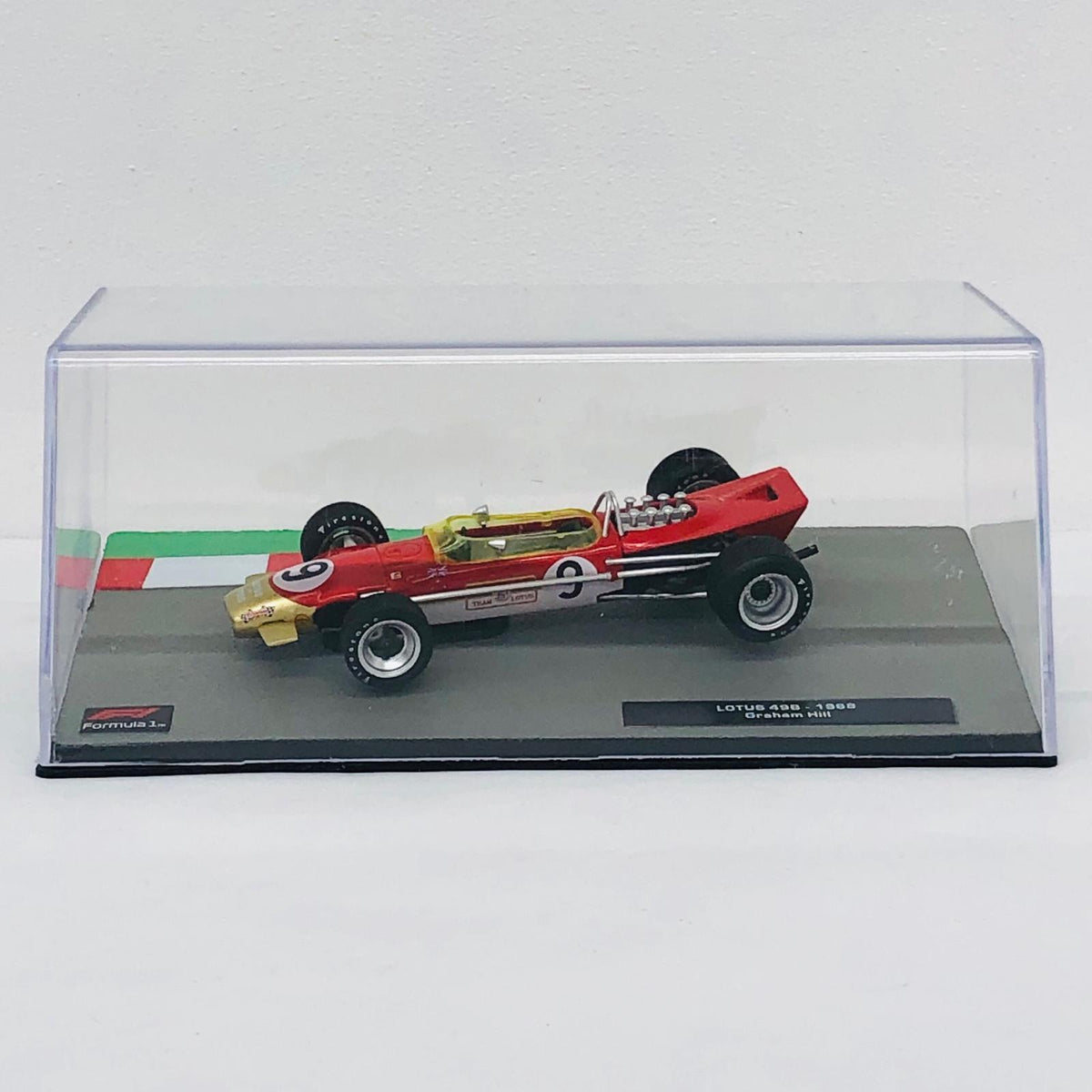 おもちゃ・玩具 [単品] 1/43 LOTUS 49B 1968 #9 グラハム・ヒル(レッド×ホワイト×ゴールド) 「F1マシンコレクション全国版 79」 同梱品 LOTUS 49B 1968 #9 グラハム・ヒル 1/43スケール【加古川物流】