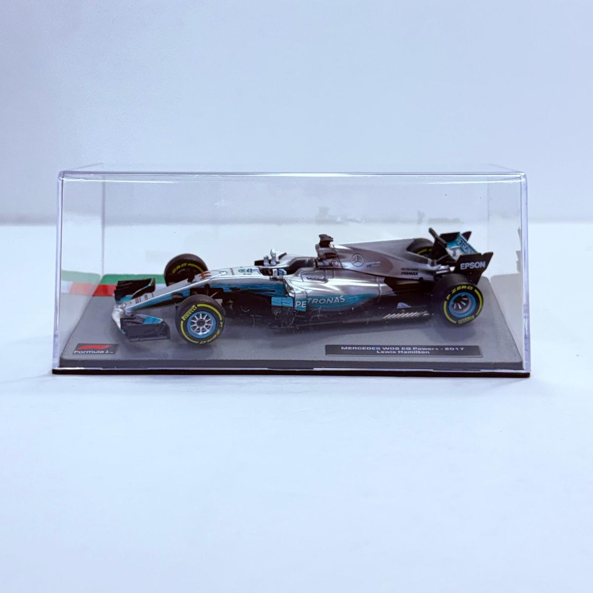 おもちゃ・玩具 [単品] 1/43 MERCEDES W08 EQ Power 2017 Lewis Hamilton #44(シルバー×グリーン) 「F1マシンコレクション全国版 88」 同梱品 MERCEDES W08 EQ Power 2017 Lewis Hamilton 1/43スケール【加古川物流】