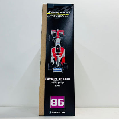 おもちゃ・玩具 [単品] 1/43 TOYOTA TF104B 2004 Jerno Trulli #16(レッド×ホワイト) 「F1マシンコレクション全国版 86」 同梱品 TOYOTA TF104B 2004 Jerno Trulli 1/43スケール【加古川物流】