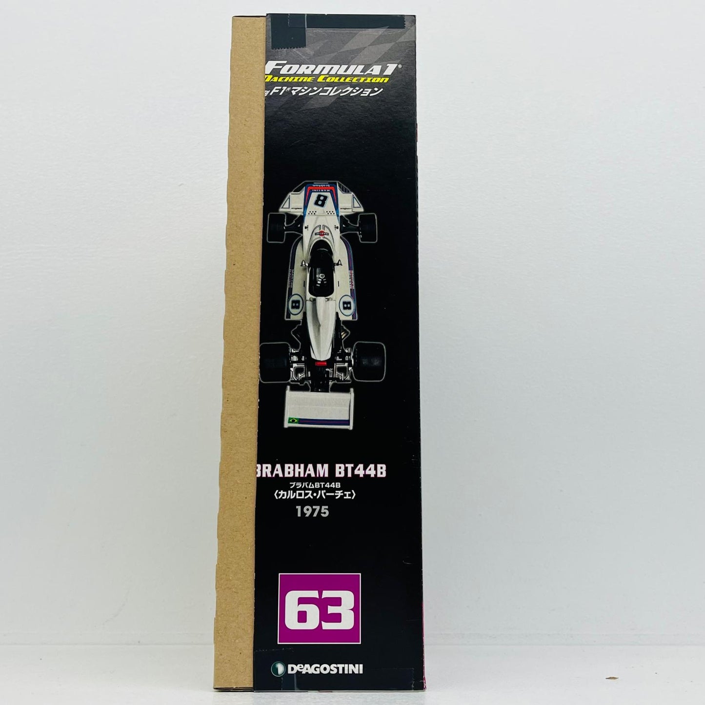 おもちゃ・玩具 [単品] 1/43 BRABHAM BT44B 1975 Carlos Pace 1975 Brazilian Grand Prix #8(ホワイト) 「F1マシンコレクション全国版 63」 同梱品 BRABHAM BT44B 1975 Carlos Pace 1975 Brazilian Grand Prix 1/43スケール【加古川物流】