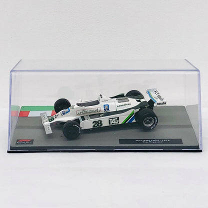 おもちゃ・玩具 [単品] 1/43 WILLIAMS FW07 1979 Clay Regazzoni #28(ホワイト×グリーン) 「F1マシンコレクション全国版 68」 同梱品 WILLIAMS FW07 1979 Clay Regazzoni 1/43スケール【加古川物流】
