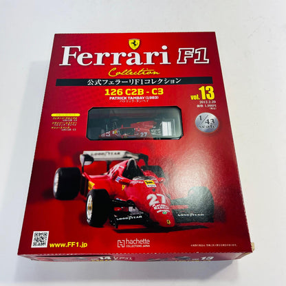 おもちゃ・玩具 1/43 公式フェラーリF1コレクション 13 同梱品 Ferrari 126 C2B-C3 パトリック・タンベイ 1983 Ferrari 126 C2B-C3 パトリック・タンベイ 1983 1/43スケール【加古川物流】