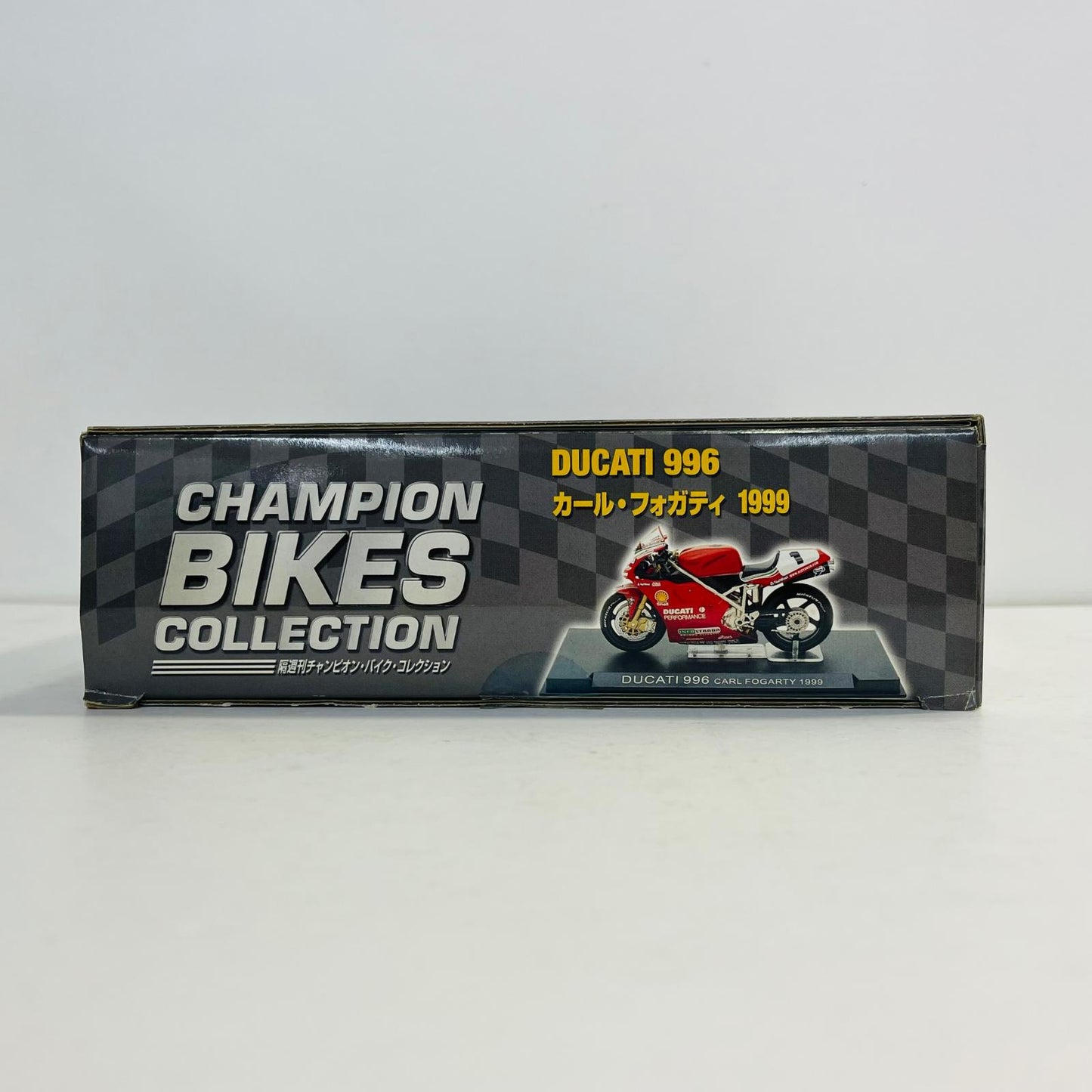 おもちゃ・玩具 [単品] 1/24 DUCATI 996 CARL FOGARTY 1999(レッド) 「隔週刊チャンピオン・バイク・コレクション」 同梱品 DUCATI 996 CARL FOGARTY 1999 1/24スケール【加古川物流】