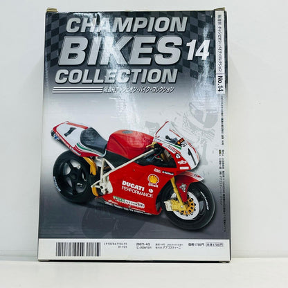おもちゃ・玩具 [単品] 1/24 DUCATI 996 CARL FOGARTY 1999(レッド) 「隔週刊チャンピオン・バイク・コレクション」 同梱品 DUCATI 996 CARL FOGARTY 1999 1/24スケール【加古川物流】