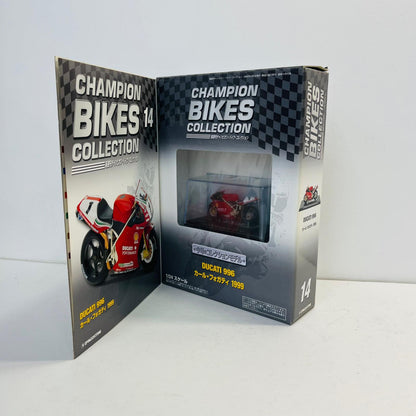 おもちゃ・玩具 [単品] 1/24 DUCATI 996 CARL FOGARTY 1999(レッド) 「隔週刊チャンピオン・バイク・コレクション」 同梱品 DUCATI 996 CARL FOGARTY 1999 1/24スケール【加古川物流】