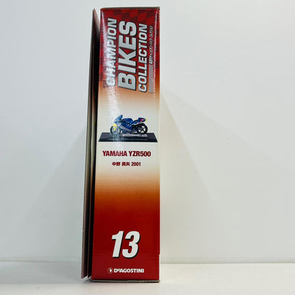 おもちゃ・玩具 [単品] 1/24 YAMAHA YZR500 #56 SHINYA NAKANO 2001(ブルー×イエロー) 「隔週刊チャンピオン・バイク・コレクション」 同梱品 YAMAHA YZR500 #56 SHINYA NAKANO 2001 1/24スケール【加古川物流】